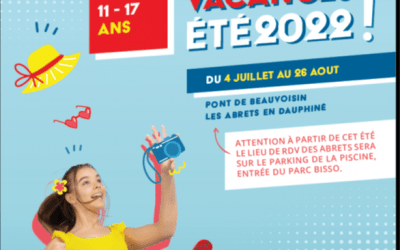 PROGRAMME  VACANCES D’ÉTÉ 2022 – Service jeunesse des VDD